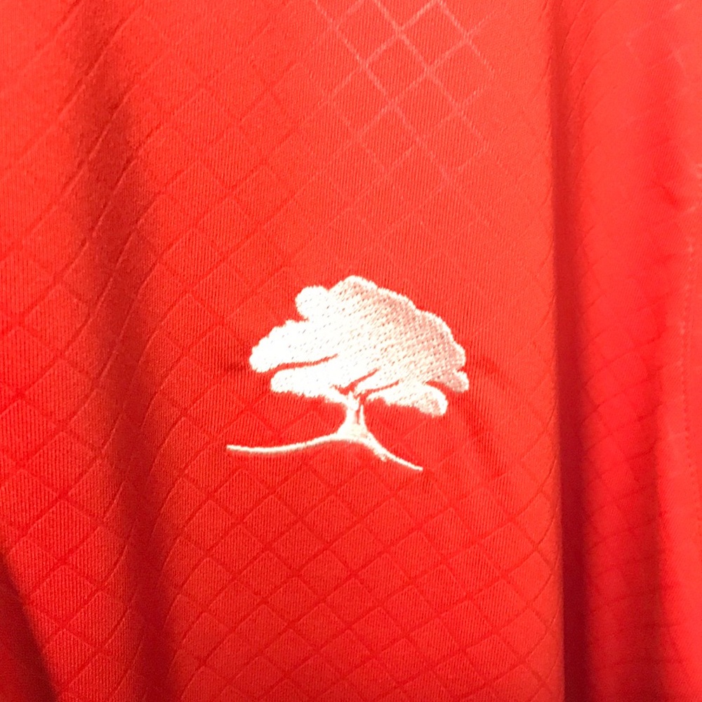 Red Antigua (L) polo golf shirt